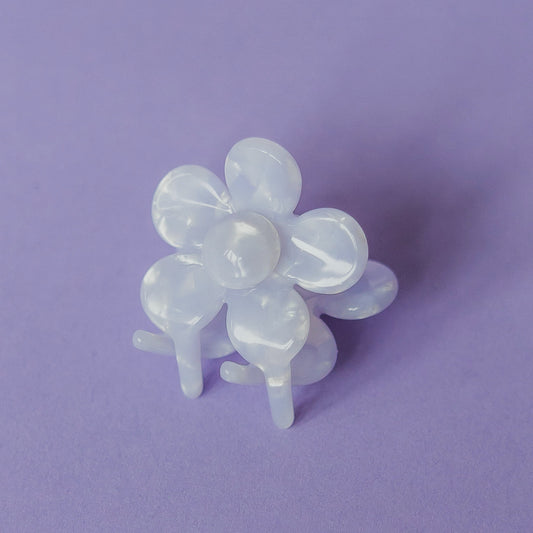 Hair Clip Flower Light Lilac-small