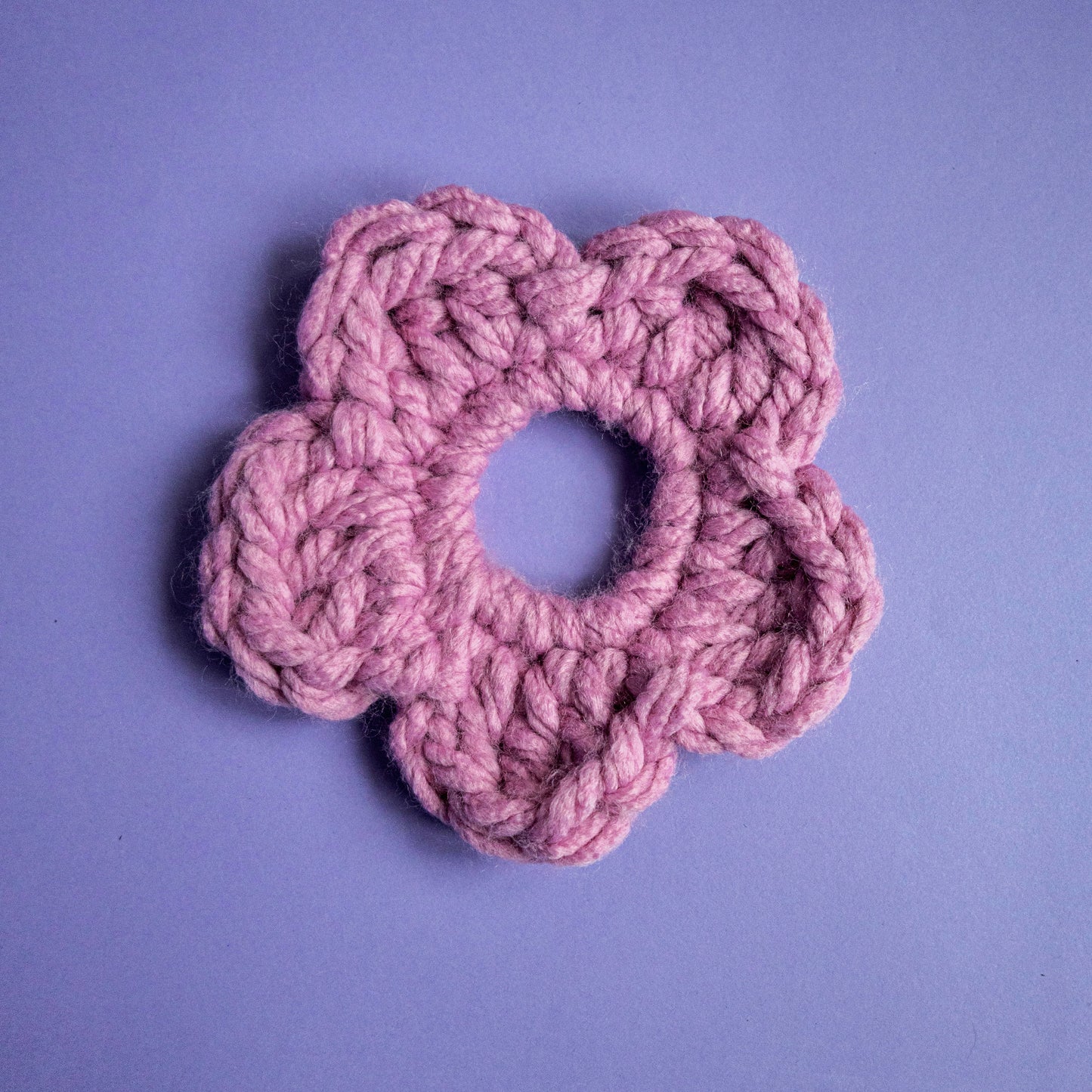 Scrunchie Fleur- crochet